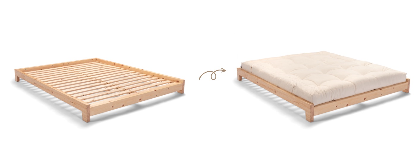 Detale łóżko Futon Aischa