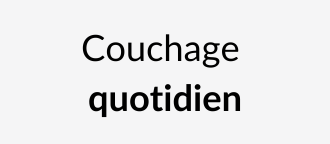 Canapés Futon couchage quotidien