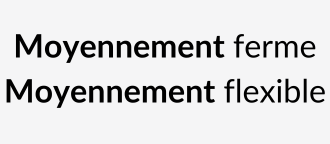 Futon moyennement ferme - moyennement flexible