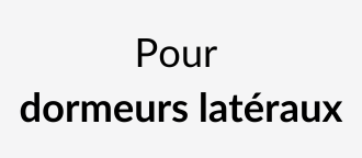 Matelas Futon pour dormeurs latéraux