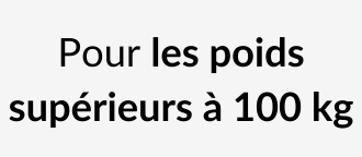 Matelas Futon pour les poids supérieurs à 100 kg