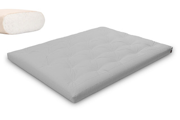 Matelas 160x200 naturel - Futon Slim Natural - Pascall Gris Clair