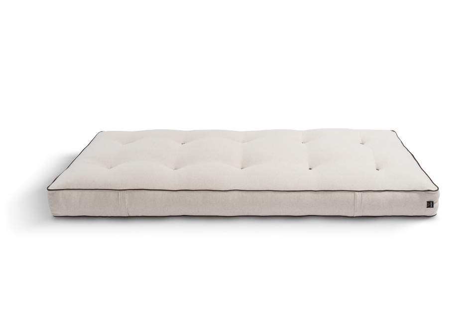 Matelas 90x200 naturel avec coco - Futon Medium Duo Coco - Pascall Kedro Lin