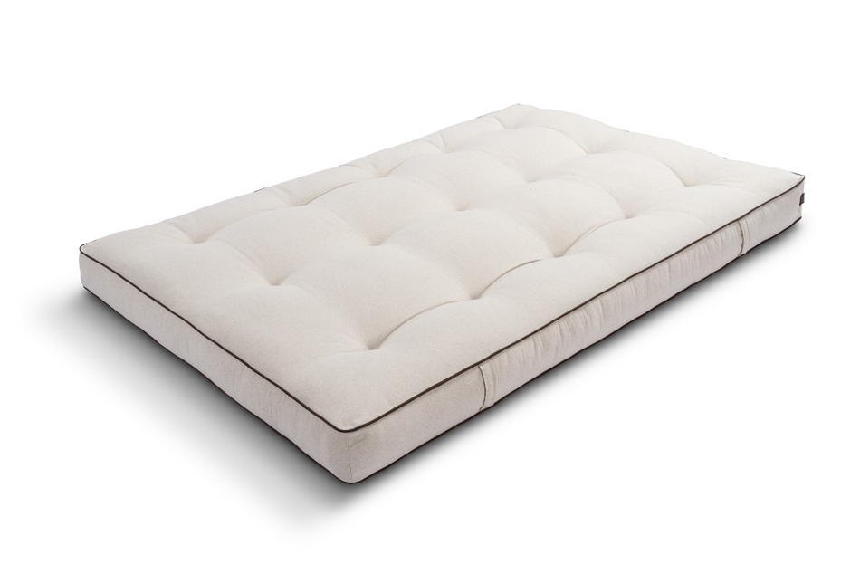 Matelas 120x200 naturel avec coco - Futon Medium Duo Coco - Pascall Kedro Lin