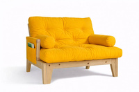 Fauteuil Sakura - Pascall Futon Jaune