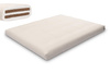 Matelas 160x200 naturel avec coco - Futon Medium Duo Coco - Pascall Ecru