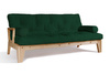 Canapé lit 200 cm - Sakura - Pascall Futon Vert Bouteille