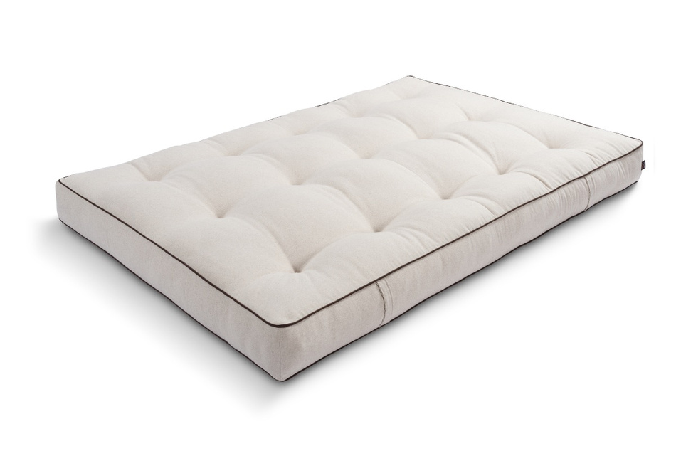 Matelas 120x200 naturel avec coco et 2x latex - Futon Comfort Relax Kedro - Pascall Lin