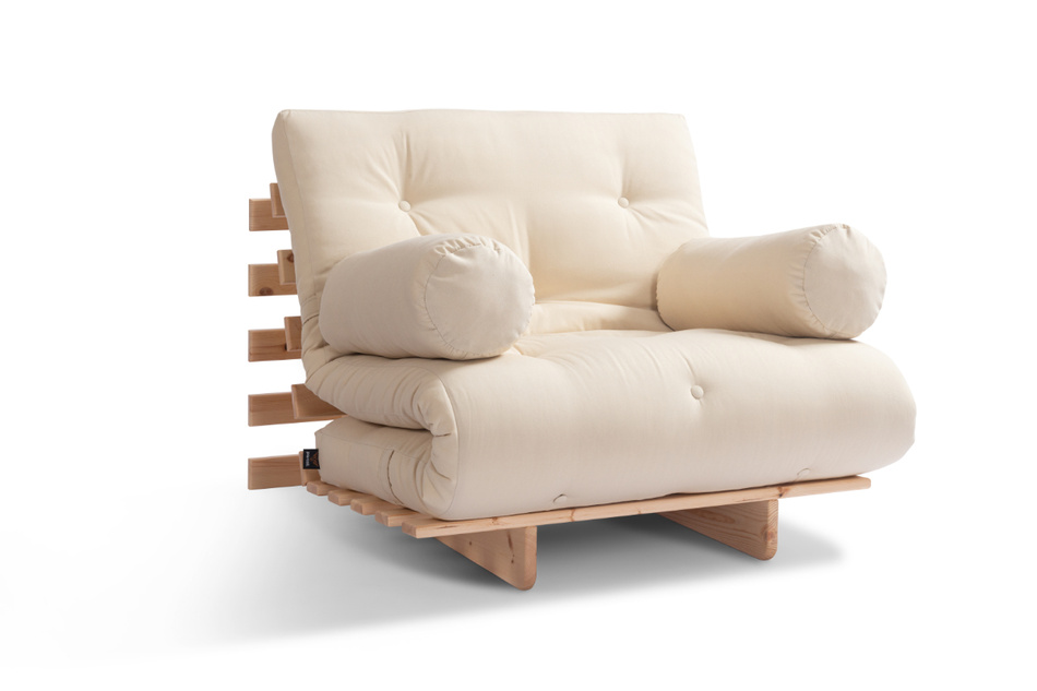 Canapé de jardin 90×200 cm dépliable – Freedom Classic – Pascall Futon Beige
