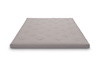 Matelas 180x200 naturel - Futon Slim Natural - Pascall Gris