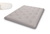 Matelas 160x200 naturel - Futon Slim Natural - Pascall Gris