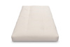 Matelas 90x200 naturel avec de la laine, coco et 2x latex - Futon Comfort Wool - Pascall Ecru