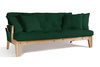 Canapé lit 200 cm - Sakura - Pascall Futon Vert Bouteille