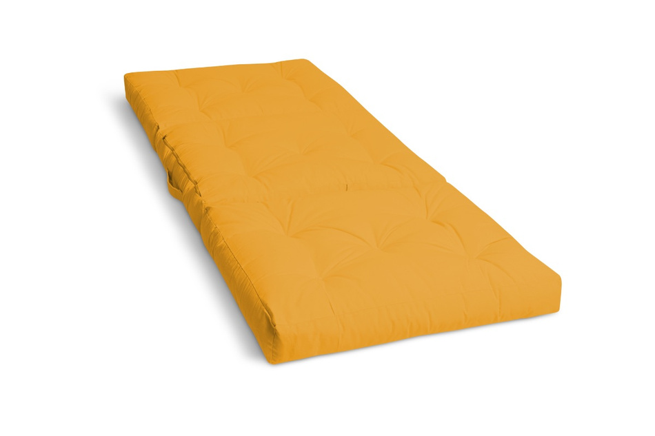 Matelas Pliable 90x200 - Futon Flex Natural - Pascall Jaune