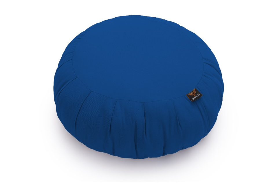 Coussin de méditation Zafu 25x50 - Pascall Bleu