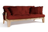 Canapé lit 200 cm - Sakura - Pascall Futon Brique