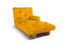 Canapé lit 90x200 - Slim Basic Classic - Pascall Futon Jaune