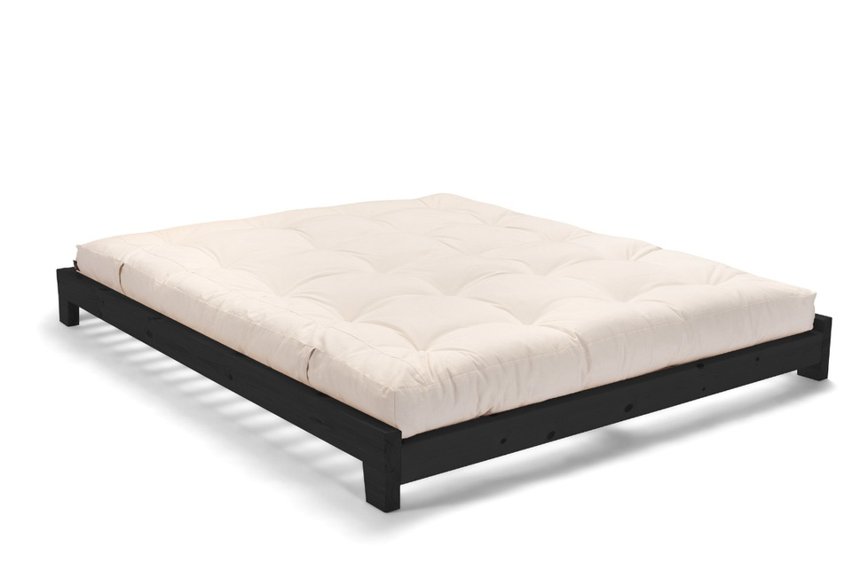 Lit en bois 160x200 - Aisha Basic Black - Pascall