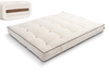 Matelas 200x200 naturel avec coco et 2x latex - Futon Comfort Relax Kedro - Pascall Ecru