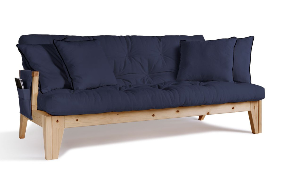 Canapé lit 200 cm - Sakura - Pascall Futon Bleu Marine