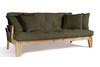 Canapé lit 200 cm - Sakura - Pascall Futon Kaki