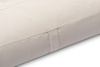 Matelas 120x200 naturel avec de la laine, coco et 2x latex - Futon Comfort Wool - Pascall Ecru