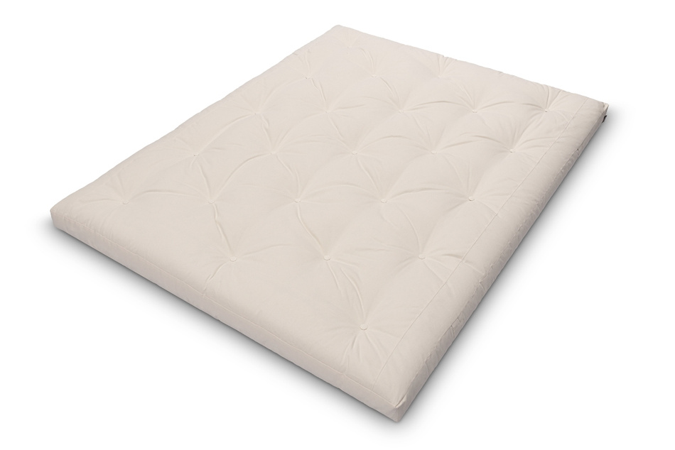 Matelas 160x200 naturel avec latex - Futon Slim Latex - Pascall Noir