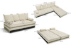 Canape d’angle Tatami Medium Natural Kedro 90x200 - Pascall Futon Lin