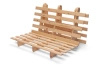 Canapé de jardin 120×200 cm dépliable – Freedom Classic – Pascall Futon Marron