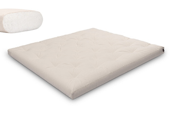 Matelas 180x200 naturel - Futon Slim Natural - Pascall Ecru