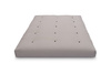Matelas 140x200 naturel avec de la laine, coco et 2x latex - Futon Comfort Wool - Pascall Gris