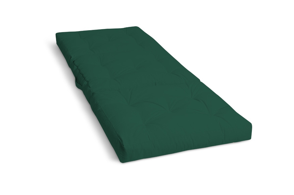 Matelas Pliable 90x200 - Futon Flex Natural - Pascall Vert Bouteille