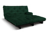 Canapé lit 180x200 - Slim Exclusive Black - Pascall Futon Vert Bouteille