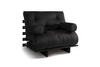 Canapé lit 90x200 - Slim Exclusive Black - Pascall Futon Noir
