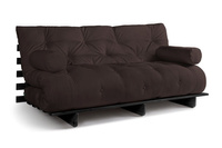 Canapé lit 180x200 - Slim Basic Black - Pascall Futon Marron