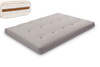 Matelas 140x200 naturel avec de la laine, coco et 2x latex - Futon Comfort Wool - Pascall Gris