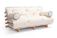 Canapé lit 160x200 - Slim Exclusive Kedro Classic - Pascall Futon Ecru