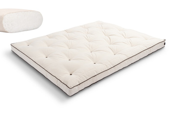 Matelas 200x200 naturel - Futon Slim Natural Kedro - Pascall Ecru