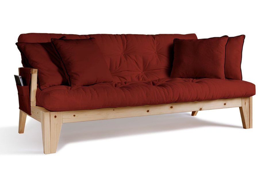 Canapé lit 200 cm - Sakura - Pascall Futon Brique