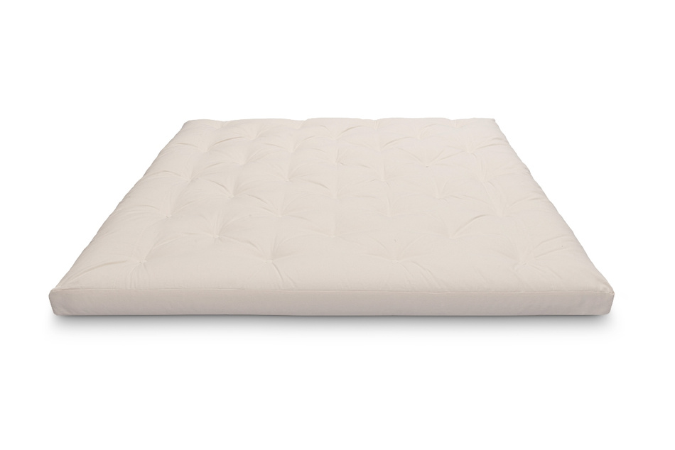Matelas 180x200 naturel avec latex - Futon Slim Duo Latex - Pascall Kaki