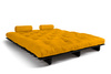 Canapé lit 180x200 - Slim Basic Black - Pascall Futon Jaune