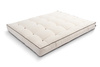 Matelas 200x200 naturel avec de la laine, coco et 2x latex - Futon Comfort Wool Kedro - Pascall Ecru