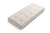 Matelas 90x200 naturel avec de la laine, latex et 2x coco - Futon Comfort Wool Hard Kedro - Pascall Lin