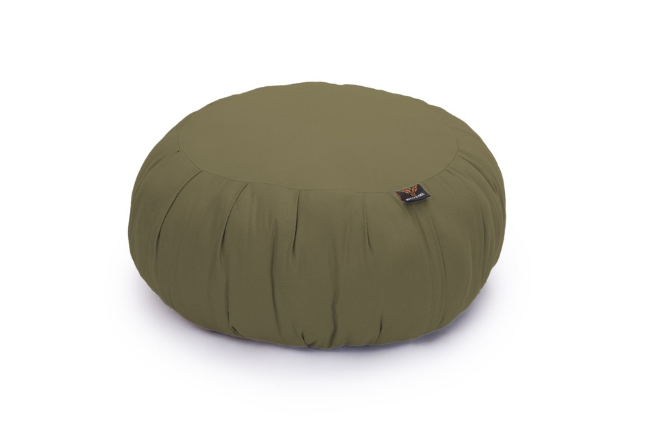 Coussin de méditation Zafu 25x50 - Pascall Kaki