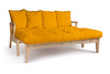 Canapé lit 200 cm - Sakura - Pascall Futon Jaune