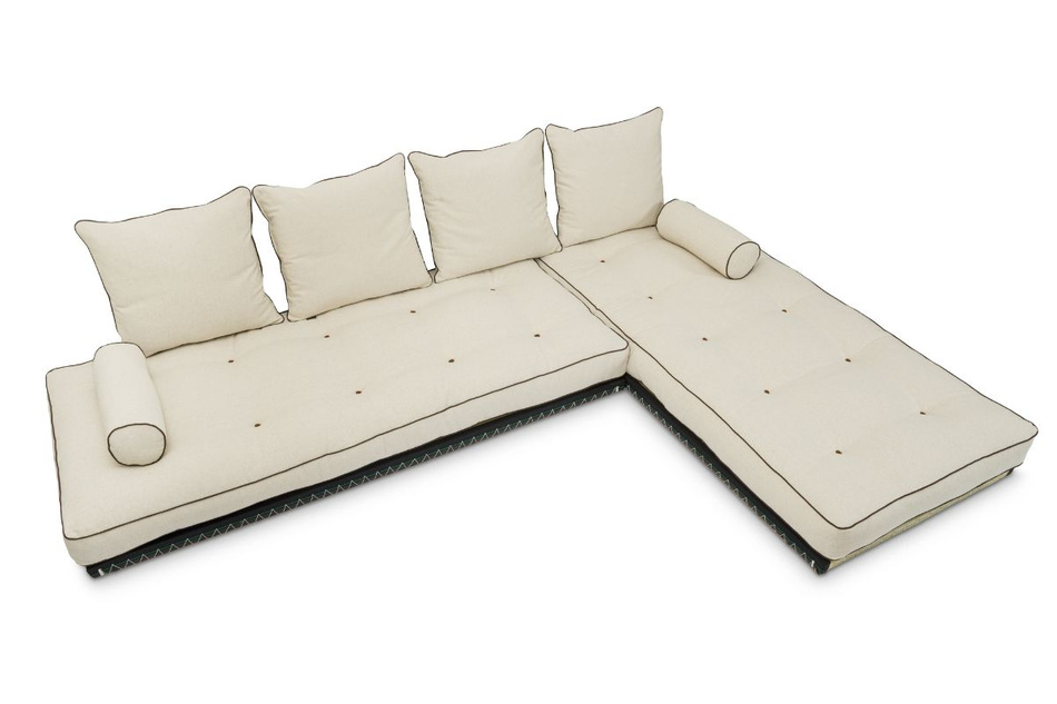 Canape d’angle Tatami Medium Duo Coco Kedro 70x200 - Pascall Futon Lin