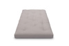Matelas 90x200 naturel avec latex - Futon Slim Latex - Pascall Gris