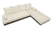 Canape d’angle Tatami Medium Duo Latex Kedro 70x200 - Pascall Futon Ecru