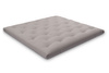 Matelas 200x200 naturel avec latex - Futon Slim Duo Latex - Pascall Gris
