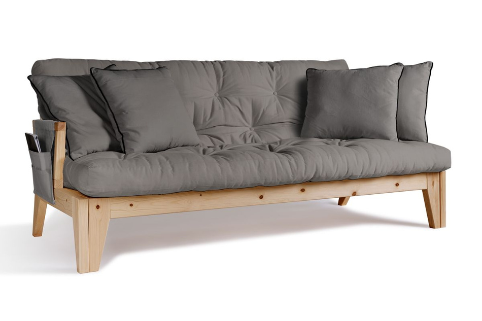 Canapé lit 200 cm - Sakura - Pascall Futon Gris
